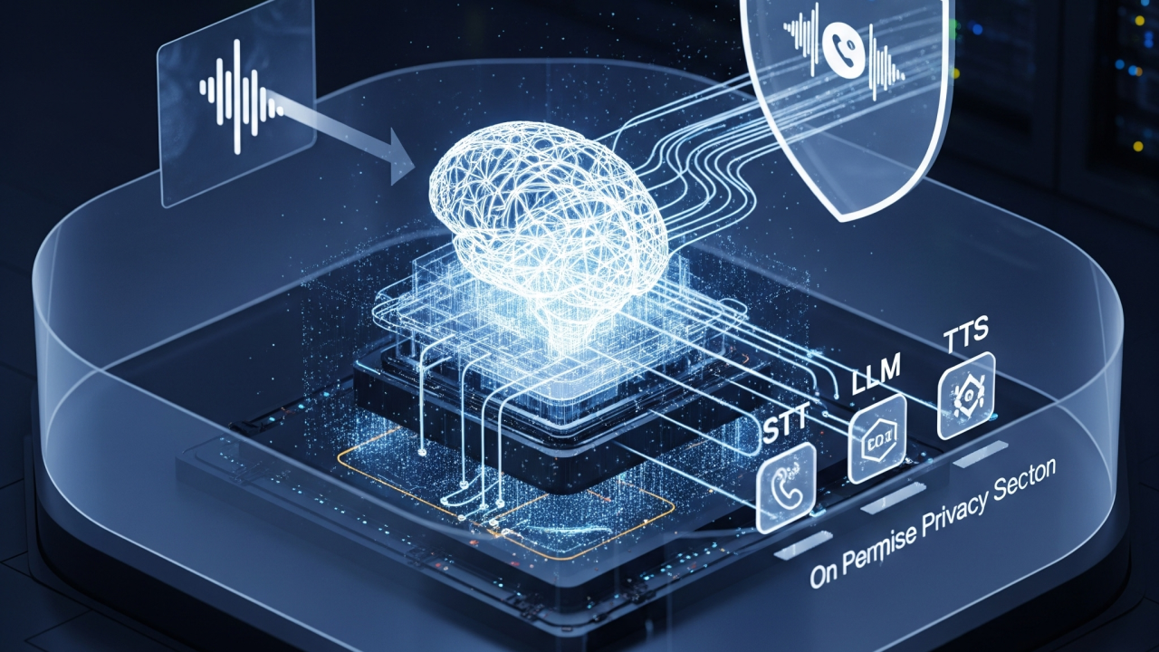 Telefon‑Agenten – Pipeline STT→LLM→TTS